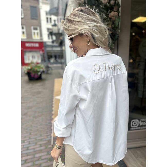 BLOUSE WHITE 'ST. TROPEZ'