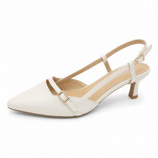 SLINGBACK SOFT IVORY  DES8516