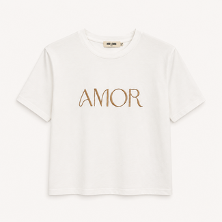 SHIRT OFFWHITE AMOR ROSEGOLD