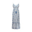 JURK FALENA WHITE BLUE EMBRODERIE