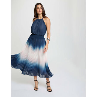 JURK RSOAN NAVY PLISÉE