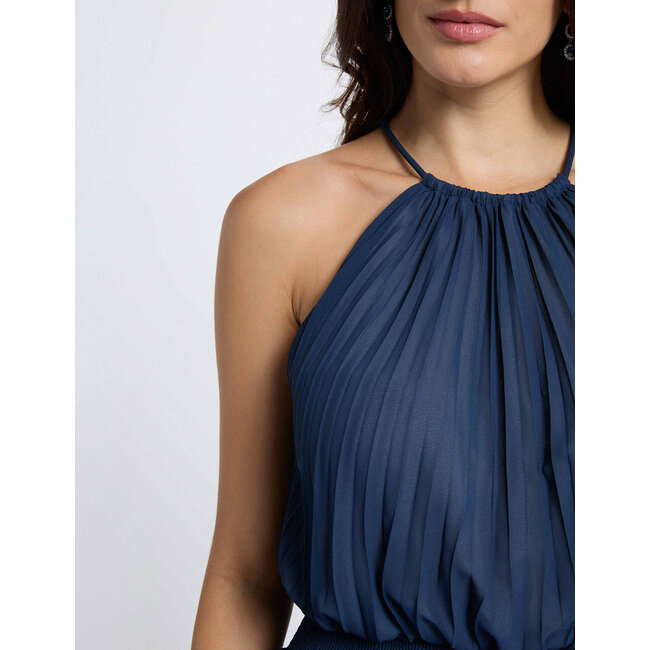 JURK RSOAN NAVY PLISÉE