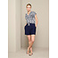 TOP/BLOUSE CHEMZEB NAVY VANILLA