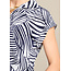 TOP/BLOUSE CHEMZEB NAVY VANILLA