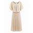 JURK PLISSEÉ UNI BEIGE