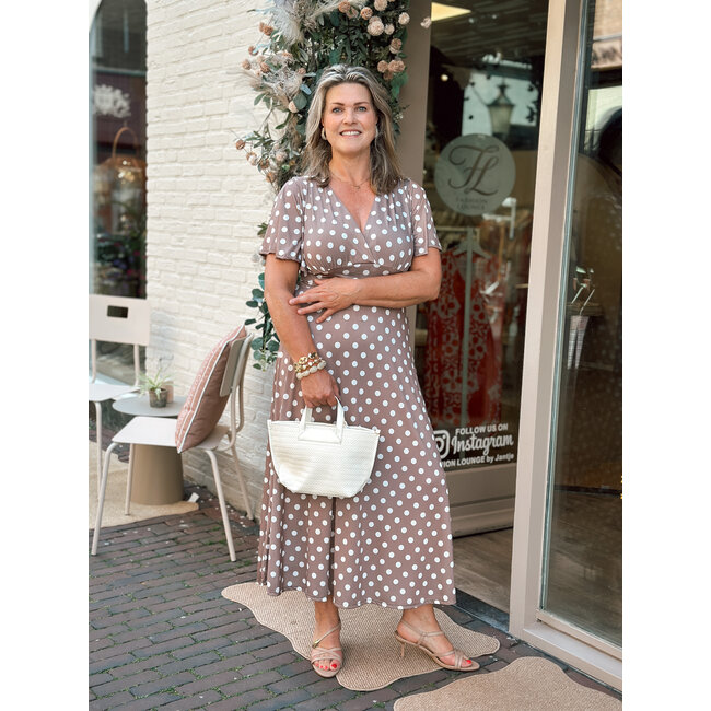 JURK SUMMERTRAVEL DOT TAUPE