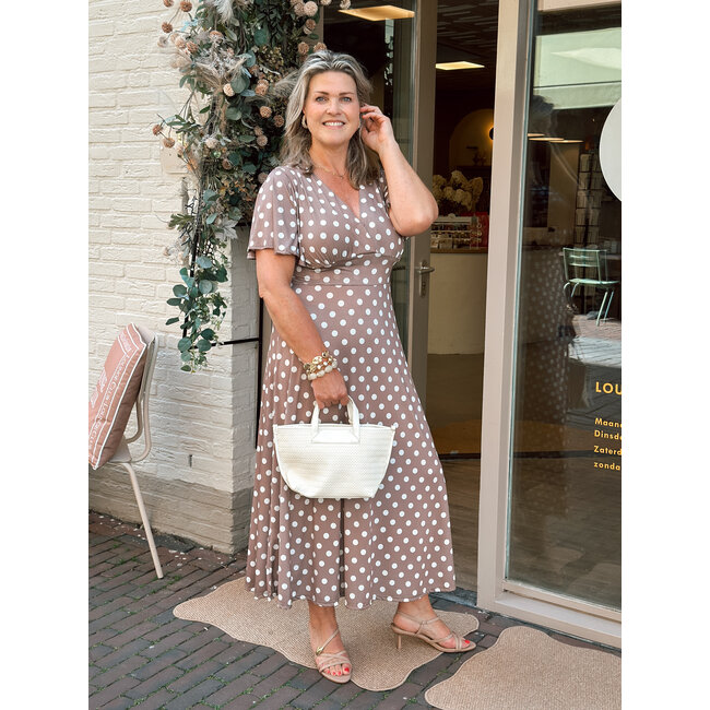 JURK SUMMERTRAVEL DOT TAUPE