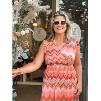 JURK MAXI  SUMMERTRAVEL MISSONI CORAL
