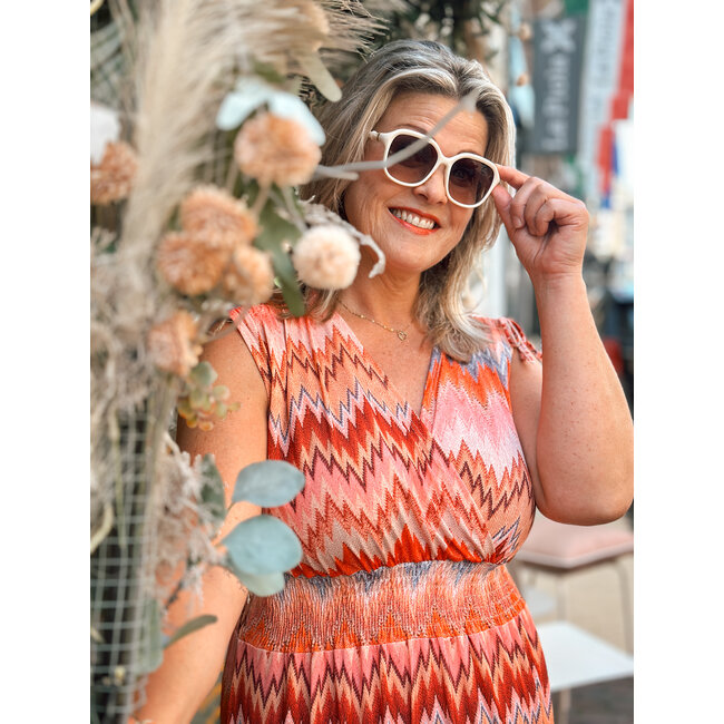 JURK MAXI  SUMMERTRAVEL MISSONI CORAL