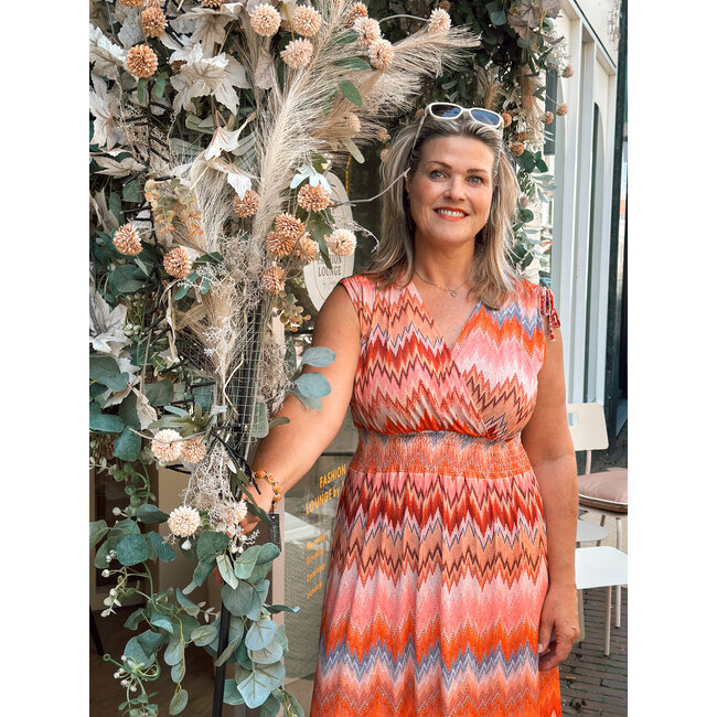 JURK MAXI  SUMMERTRAVEL MISSONI CORAL