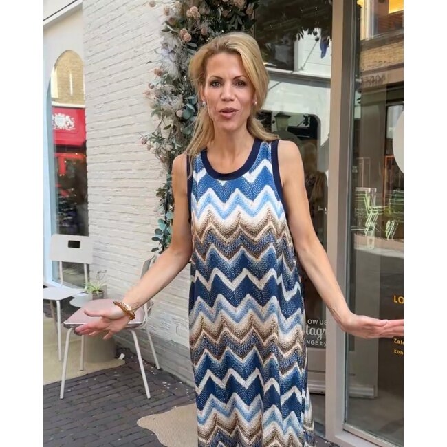 JURK MAXI MISSONI  BLUE SOFT SATIN