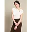 TOP DRAPBOUCLE OFFWHITE GOLD