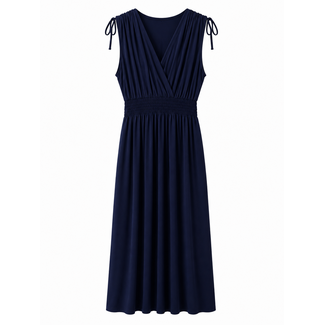 JURK MAXI  SUMMERTRAVEL UNI NAVY