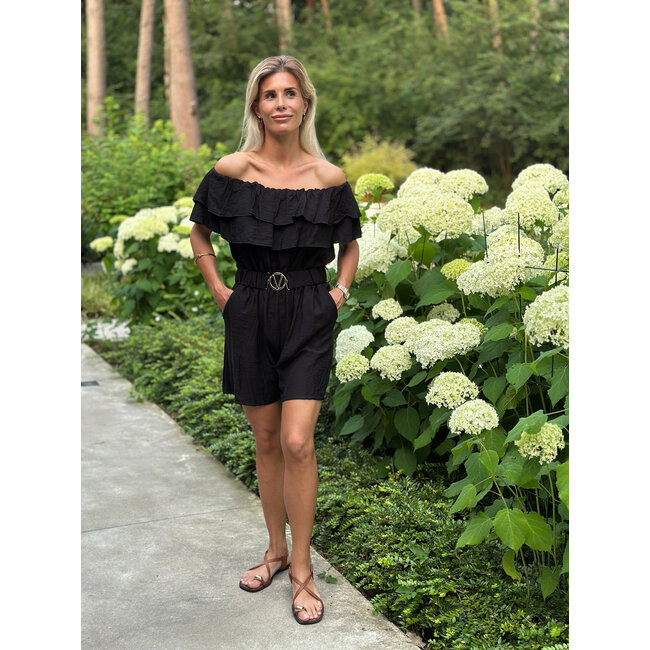 PLAYSUIT PENNY BLACK