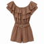 PLAYSUIT PENNY CAPPUCINO