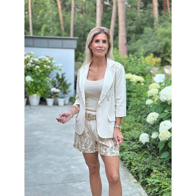 SHORT BEIGE /GOLD BALI SK6-1