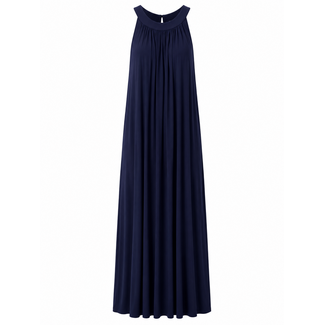 JURK MAXI HALTER SUMMERTRAVEL NAVY