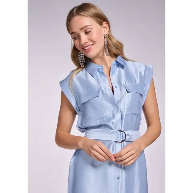 FREEBIRD JURK MIDI DEMMA SHINE BLUE