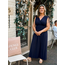 JURK MAXI  SUMMERTRAVEL UNI NAVY