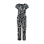 JUMPSUIT NADIA PRINT NAVY WHITE