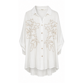 BLOUSE WHITE EMBRODY RR1522