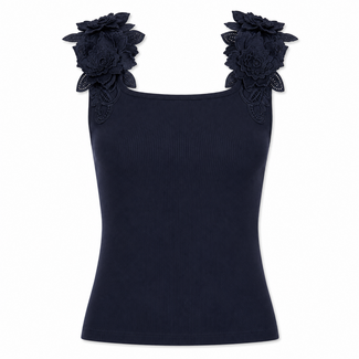 TOP FLODEB NAVY FLOWER
