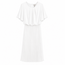 JURK PLISSEÉ UNI WHITE