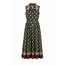 JURK DOORKNOOP DOT  COTTON KHAKI