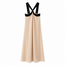 JURK HALTER STARLY CREME BLACK