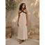 JURK HALTER STARLY CREME BLACK