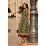 JURK DOORKNOOP DOT  COTTON KHAKI