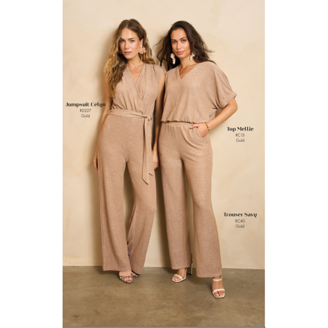 LOFTY MANNER JUMPSUIT CELYN GOLD