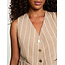 GILET TAUPE STRIPE CELA