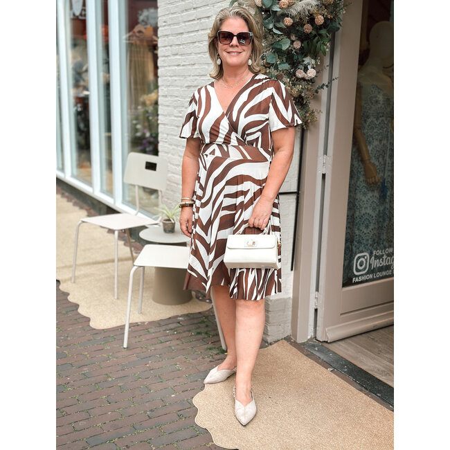JURK A-LIJN SUMMERTRAVEL CHOCO