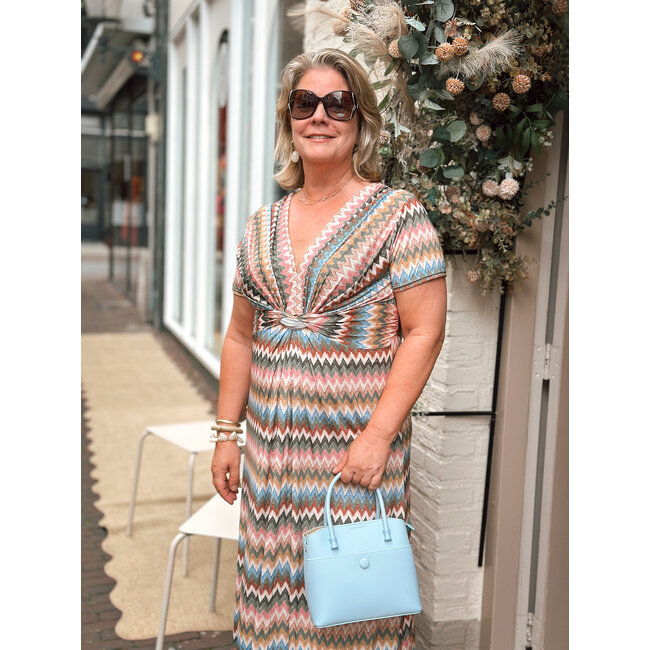 JURK MAXI KNOT SUMMERTRAVEL MISSONI PASTEL