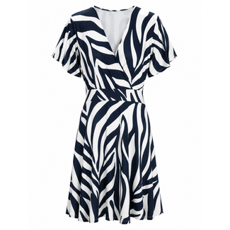 JURK A-LIJN SUMMERTRAVEL NAVY