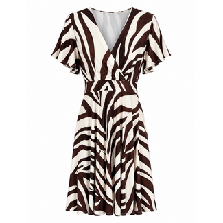 JURK A-LIJN SUMMERTRAVEL CHOCO
