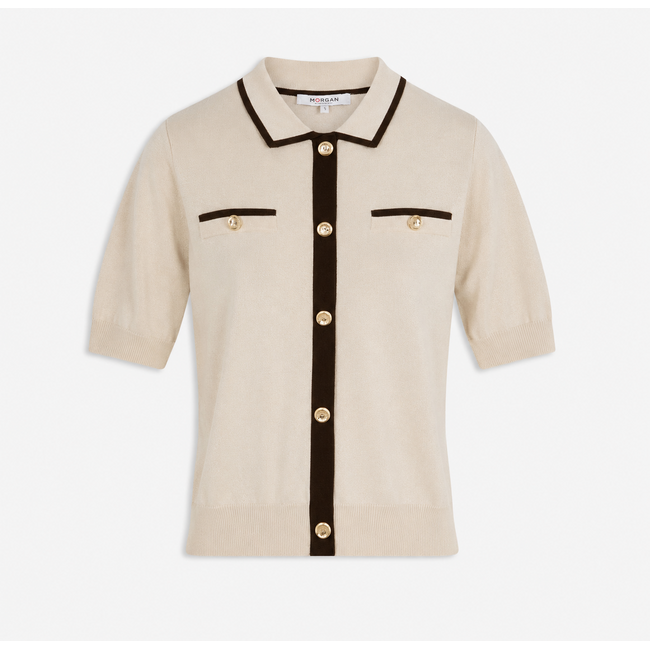 TOP MIRO BEIGE CHOCO