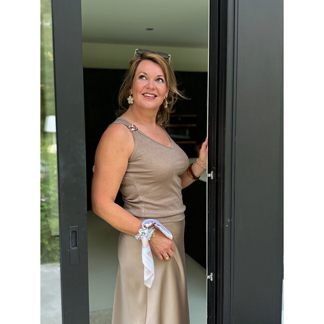 TOP DNOEMI SAND/TAUPE