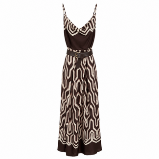 JURK SAMIRA SATIN CHOCOTOFF