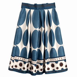 ROK LISA SKYBLUE/CREAM PRINT