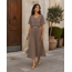 JURK PLISSEÉ  UNI TAUPE