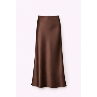 ROK NEW ALESSIA SPLIT SATIN CHOCO