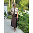 ROK NEW ALESSIA SPLIT SATIN CHOCO