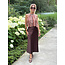 ROK NEW ALESSIA SPLIT SATIN CHOCO
