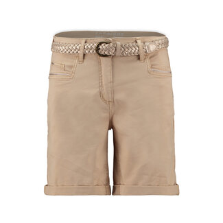 BROEK KORT/ SHORT JELA BEIGE & RIEM
