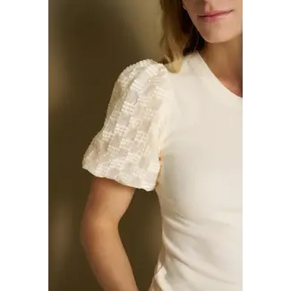 LOFTY MANNER TOP HAYA CONTRAST PUFF CREAM