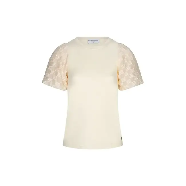 LOFTY MANNER TOP HAYA CONTRAST PUFF CREAM