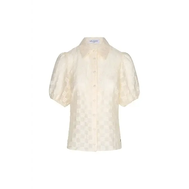 LOFTY MANNER BLOUSE HILLY PUFF CREAM