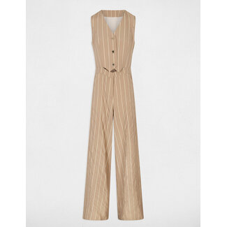 JUMPSUIT STRIPED PILA.F TAUPE